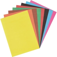 Бумага цветная 8л.8цв.А4 офсет Отличник