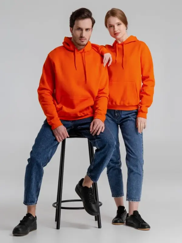 Толстовка с капюшоном Slam 320, оранжевая, размер XS Толстовка с капюшоном Slam 320, оранжевая, размер XS