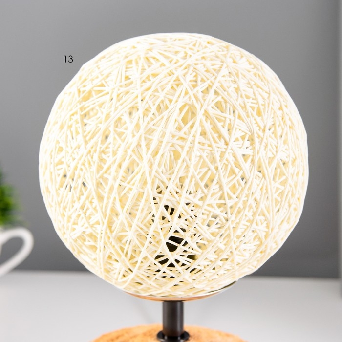 Настольная лампа "Венера" Е14 40Вт оранжевый 12х12х26см RISALUX