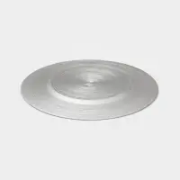 Тарелка подстановочная Wilson&Young Silvery, d=33 см, стекло, серебристая