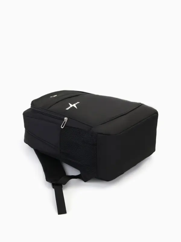 Рюкзак школьный, 4 кармана, 35&times;18&times;50 см, чёрный