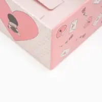 Коробка самосборная With love, размер 12&times;12&times;8.5 см, плотность 270 г/м&sup2;