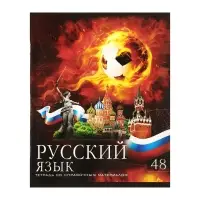 Набор предметных тетрадей Calligrata &laquo;Футбол&raquo;, 10 предметов, 48 листов, со справочным материалом, обложка из мелованного картона, блок офсет