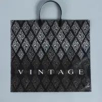 Пакет &laquo;Винтаж&raquo;, полиэтиленовый с пластиковой ручкой, 38&times;35 см, 110 мкм