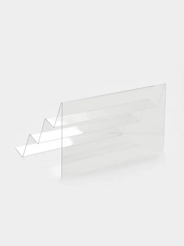 Подставка горка 3 ступеньки, наклонная, 25&times;15&times;14 см, оргстекло 2 мм