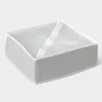 Органайзер для хранения белья LaDо́m, 16 ячеек, 32&times;32&times;12 см, серый