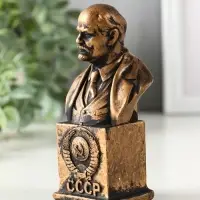 Бюст &laquo;Ленин&raquo;, фигурка гипс, 12&times;6&times;4.5 см