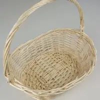 Корзина плетеная (ива): 39х34х17, 1 шт., выбеленный