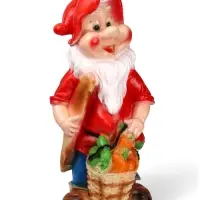 Садовая фигура из гипса &laquo;Гном с корзиной овощей&raquo;, 70&times;30&times;34 см, МИКС