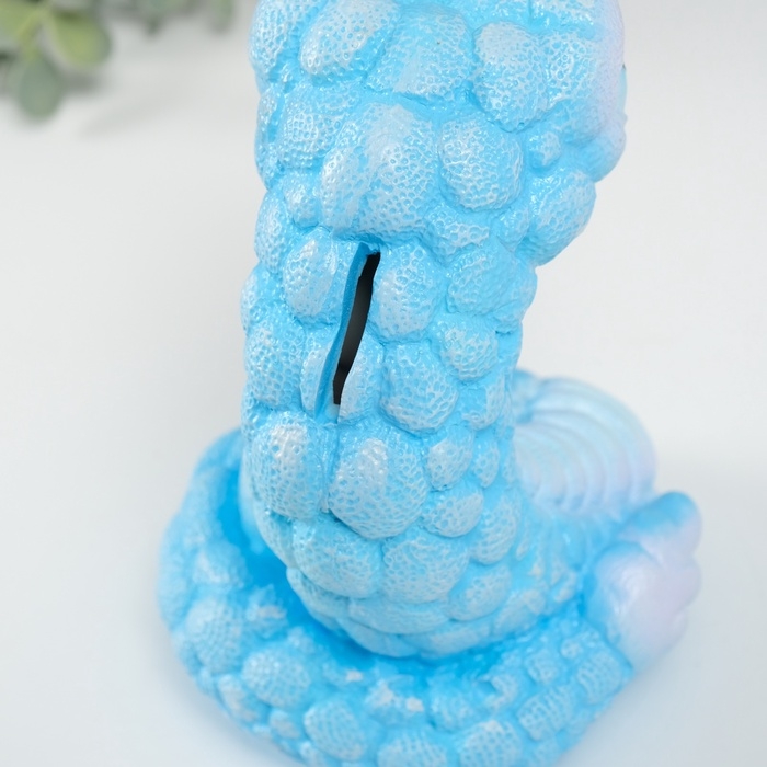 Новогодняя копилка  Новогодняя копилка "Мини Гумми"  12х12х17 см, голубой