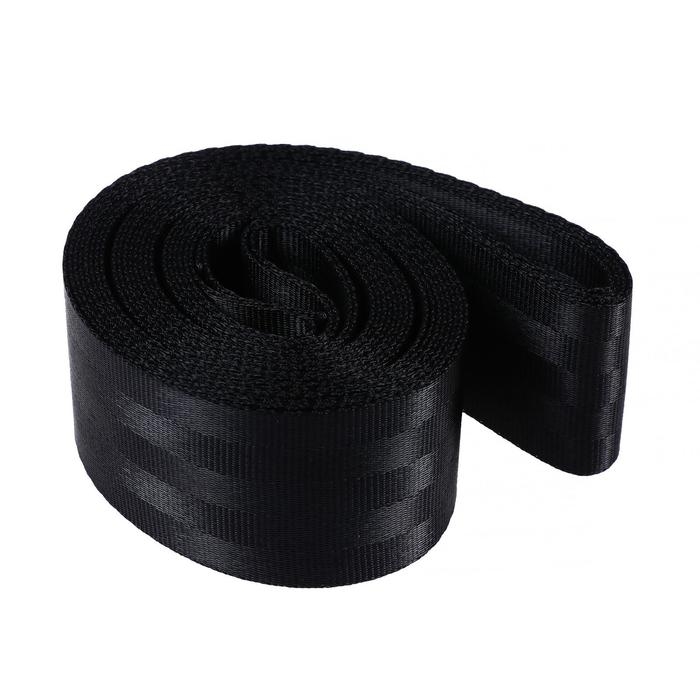 Нейлоновая лента, ремень 4.8 см × 5 м, черный Нейлоновая лента, ремень 4.8 см × 5 м, черный