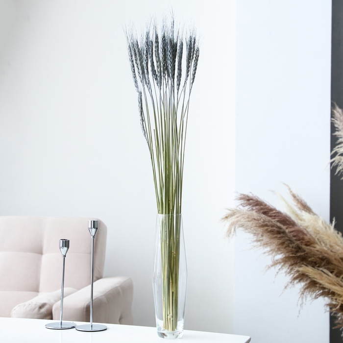 Сухой колос пшеницы, набор 30 шт., цвет серебряный Сухой колос пшеницы, набор 30 шт., цвет серебряный