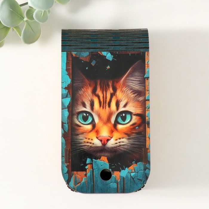 Шкатулка  Шкатулка "Котик" 13х7х4 см