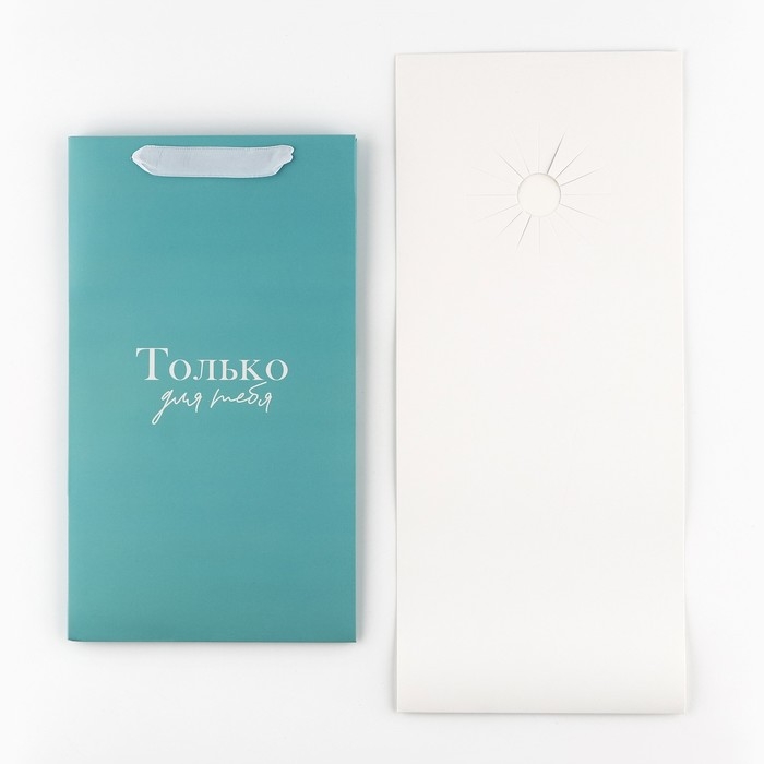 Переноска для цветов с вкладышем для фиксации, «Только для тебя», тиффани, 35 х 20 х 20 см Переноска для цветов с вкладышем для фиксации, «Только для тебя», тиффани, 35 х 20 х 20 см