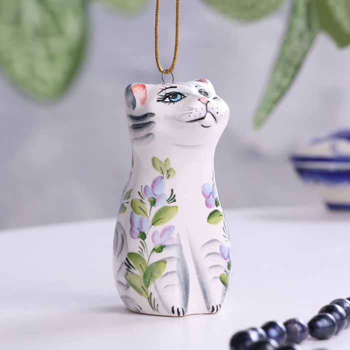 Сувенир Сувенир "Котик", 8 см, майолика