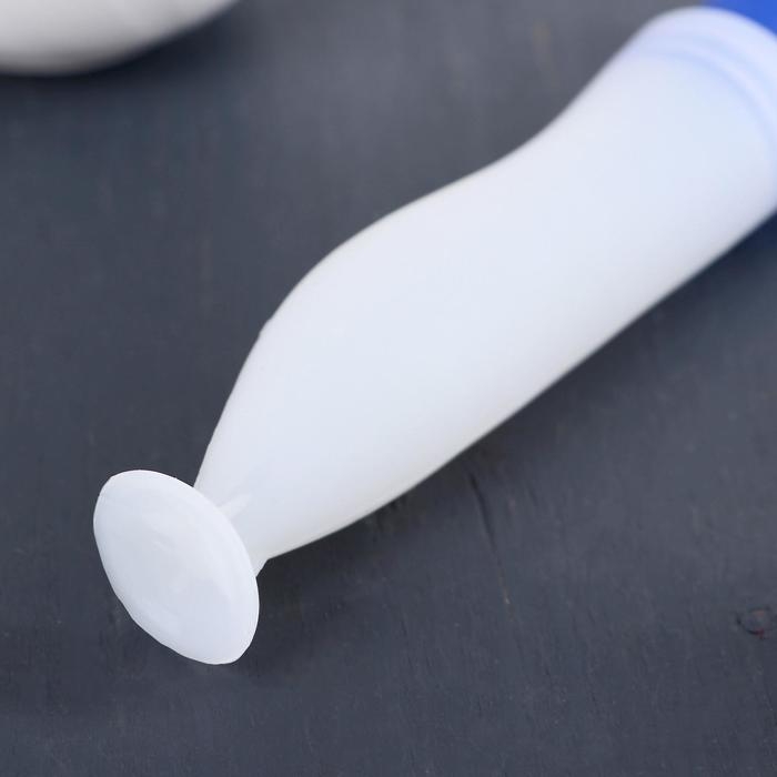 Кисть с резервуаром для масла и присоской Доляна «Фобос», силикон, 17 см, цвет МИКС Кисть с резервуаром для масла и присоской Доляна «Фобос», силикон, 17 см, цвет МИКС