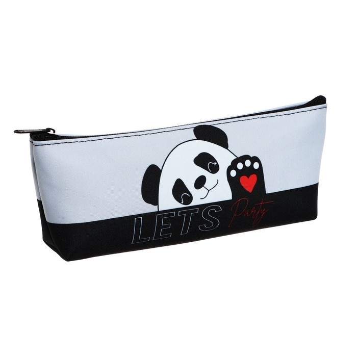 Пенал мягкий, 1 отделение, 80 х 190(225) х 40 мм, объёмный, ПМО 32-20 Panda 70689 Пенал мягкий, 1 отделение, 80 х 190(225) х 40 мм, объёмный, ПМО 32-20 Panda 70689