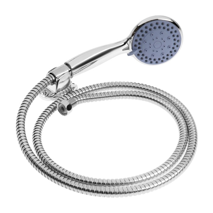 Набор для душа ZEIN Z0105, шланг 150 см, гайки металл, держатель, лейка 5 режимов Набор для душа ZEIN Z0105, шланг 150 см, гайки металл, держатель, лейка 5 режимов
