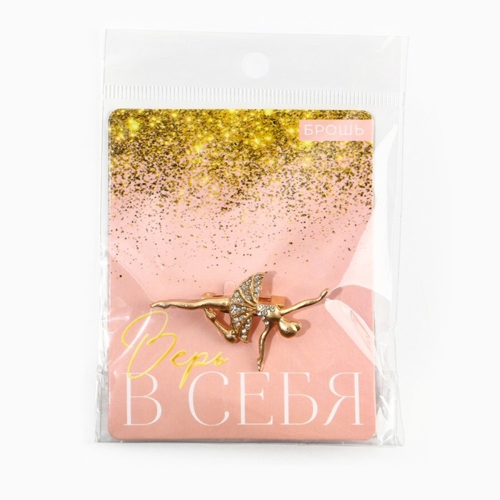 Брошь «Верь в себя», 3.3 х 5.7 см Брошь «Верь в себя», 3.3 х 5.7 см