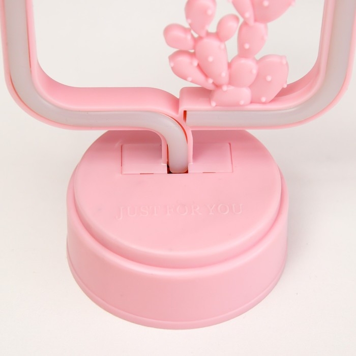 Ночник Ночник "Единорог" LED 4000К 2хАА розовый 20х8,5х8,5см RISALUX