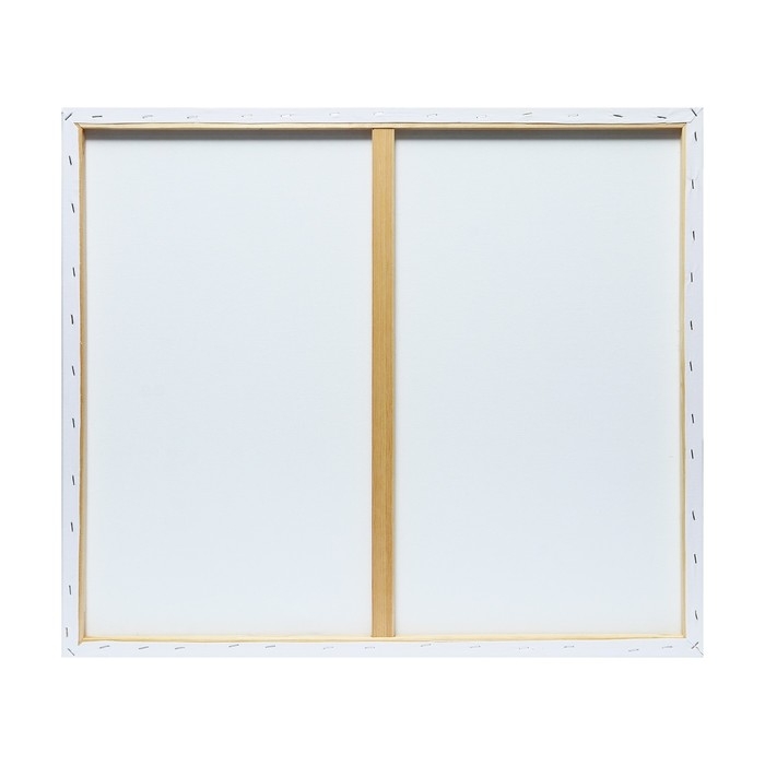 Холст на подрамнике 1,6х60х70 см, хлопок 100%, акриловый грунт, мелкозернистый, 280г/м²