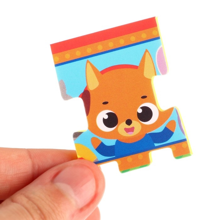 Мягкий пазл для малышей «Пирамидка: Транспорт», 8 деталей, Крошка Я Мягкий пазл для малышей «Пирамидка: Транспорт», 8 деталей, Крошка Я