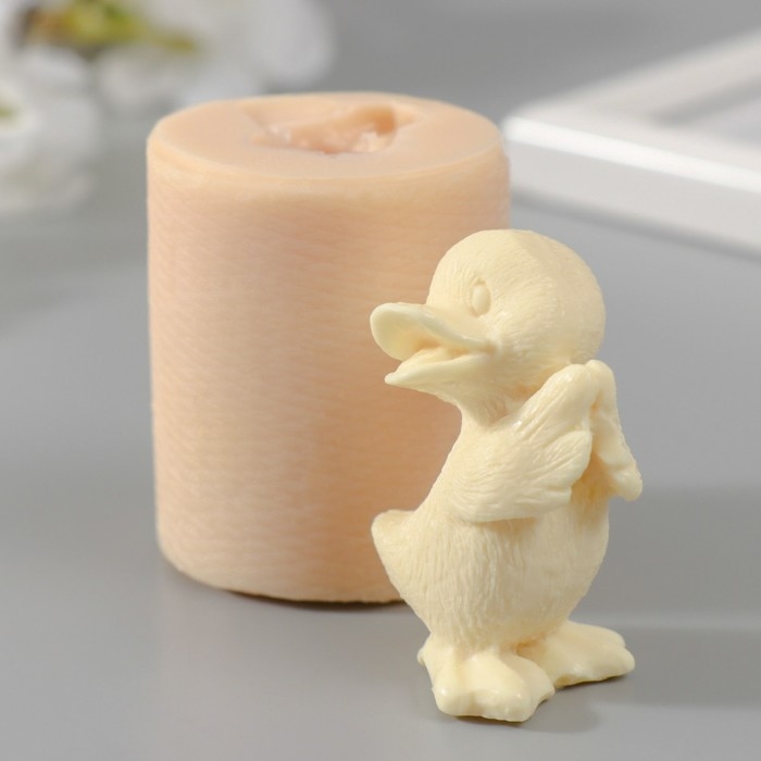 Молд силикон "Утенок" 3,5х3,2х5,2 см МИКС