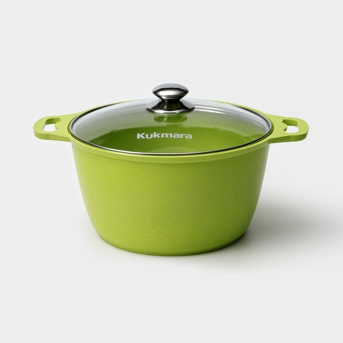 Кастрюля Trendy style, 6 л, антипригарное покрытие, цвет зелёный Кастрюля Trendy style, 6 л, антипригарное покрытие, цвет зелёный