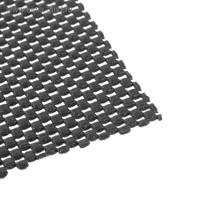 Коврик противоскольязщий 19×16 см, черный Коврик противоскольязщий 19×16 см, черный