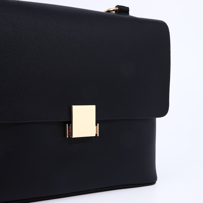 Сумка-мессенджер на молнии, цвет чёрный Сумка-мессенджер на молнии, цвет чёрный