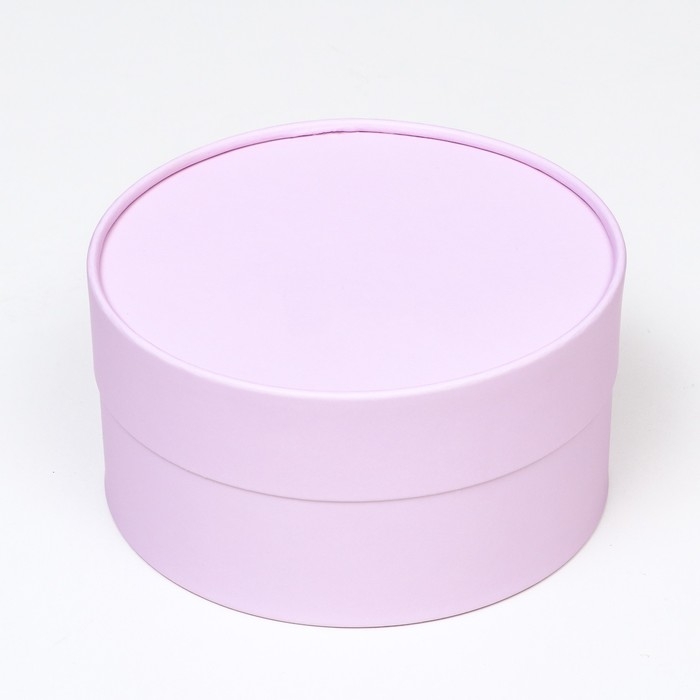 Подарочная коробка Подарочная коробка "Чароит" лавандовый,завальцованная без окна, 21х11 см