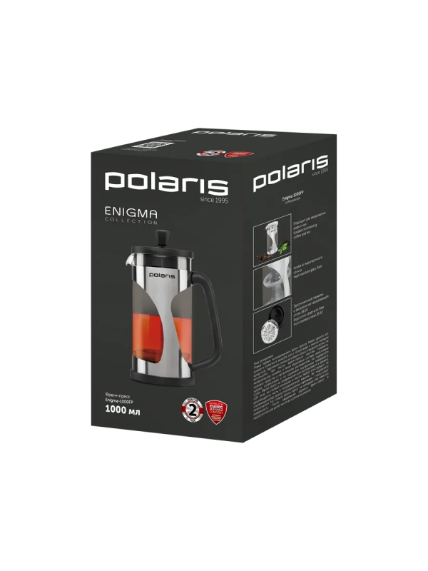 Френч-пресс 1 л, заварочный чайник Enigma-1000FP Френч-пресс 1 л, заварочный чайник Enigma-1000FP