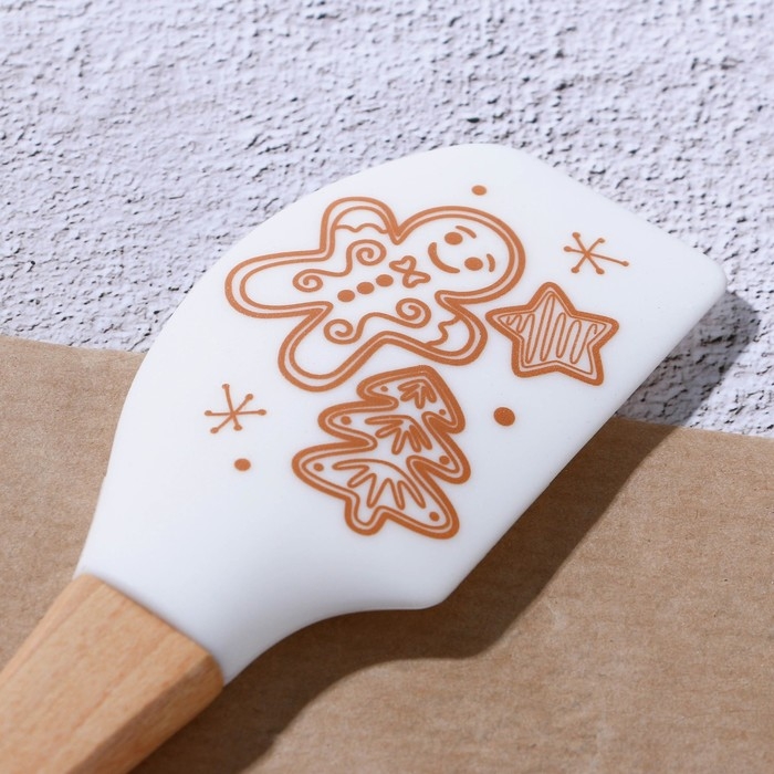 Новый год. Набор силиконовых лопаток «Новогоднее чудо», 2 шт в наборе (26х5 см, 23.3х4.3 см) Новый год. Набор силиконовых лопаток «Новогоднее чудо», 2 шт в наборе (26х5 см, 23.3х4.3 см)