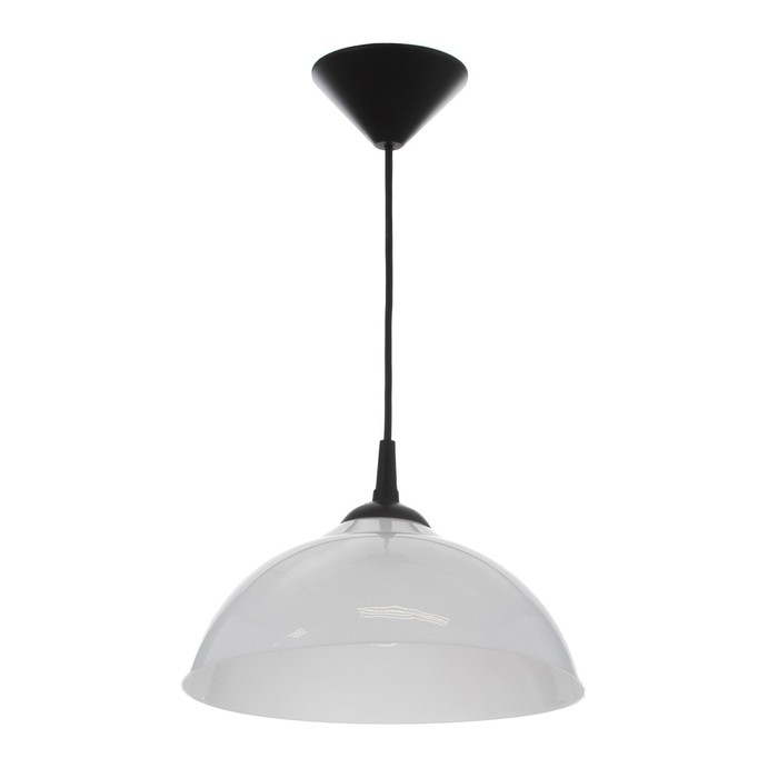 Люстра Люстра "Хоста" 1х15Вт Е27 МОДЕЛЬ: BR 00261 черный/белый 29х29х13см