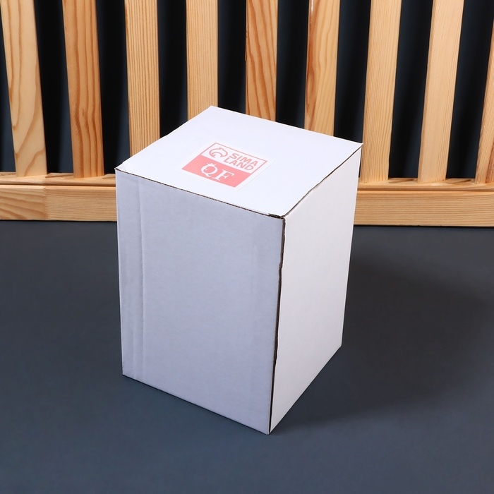 Набор органайзеров для ватных палочек и дисков, 17,5 &times; 10 &times; 10 см цвет прозрачный/коричневый