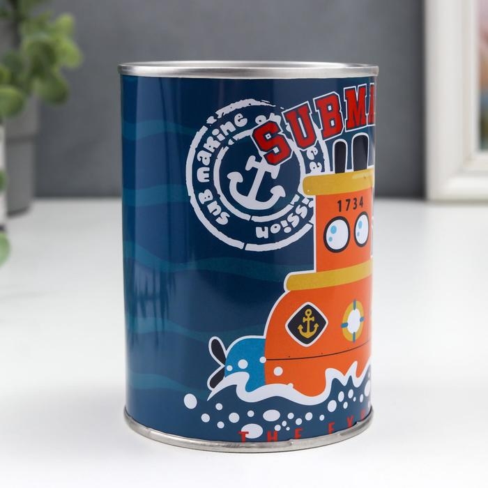 Копилка металл Копилка металл "Зверята и хобби" МИКС 10х7,5х7,5 см