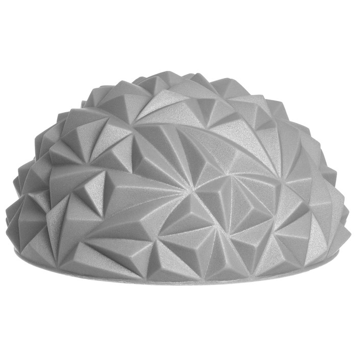 Массажный мяч ONLYTOP «Полусфера», d=16 см, цвет серый Массажный мяч ONLYTOP «Полусфера», d=16 см, цвет серый