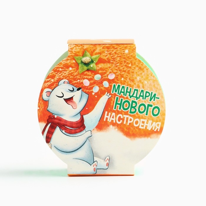 Новый год! Жевательная резинка с кислой пудрой «Мандаринового настроения», 15 г Новый год! Жевательная резинка с кислой пудрой «Мандаринового настроения», 15 г