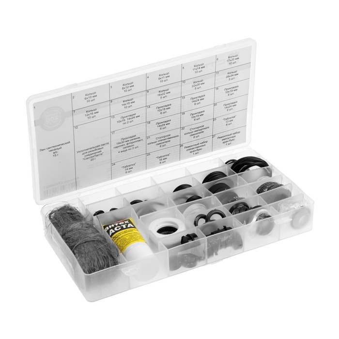 Набор сантехнических прокладок  Набор сантехнических прокладок "СТМ" CPRM4SET, Сантехник № 4, для смесителя, в боксе