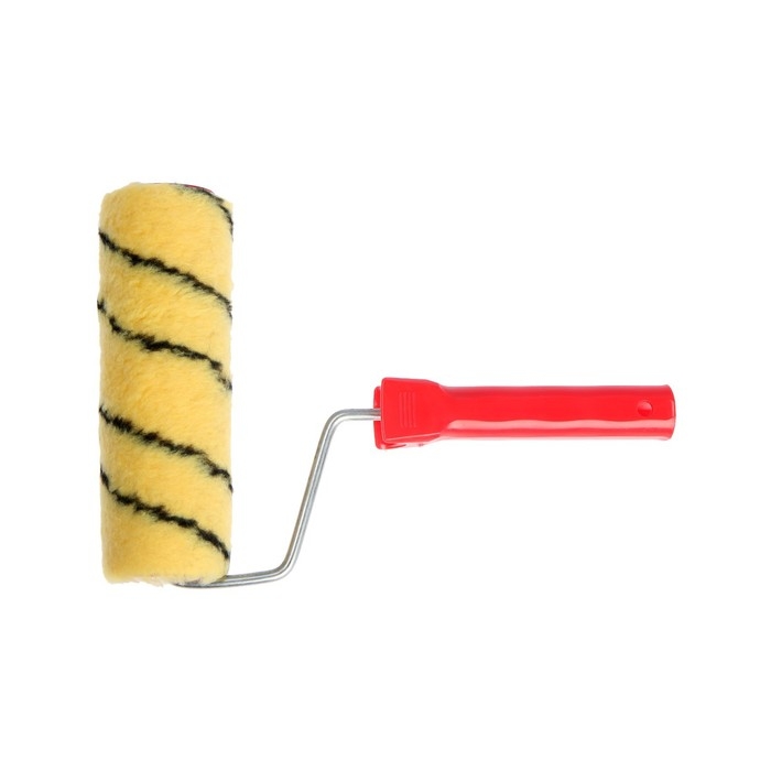 Валик ЛОМ, полиэстер, 180 мм, рукоятка d=6 мм, D=48 мм, ворс 10 мм Валик ЛОМ, полиэстер, 180 мм, рукоятка d=6 мм, D=48 мм, ворс 10 мм