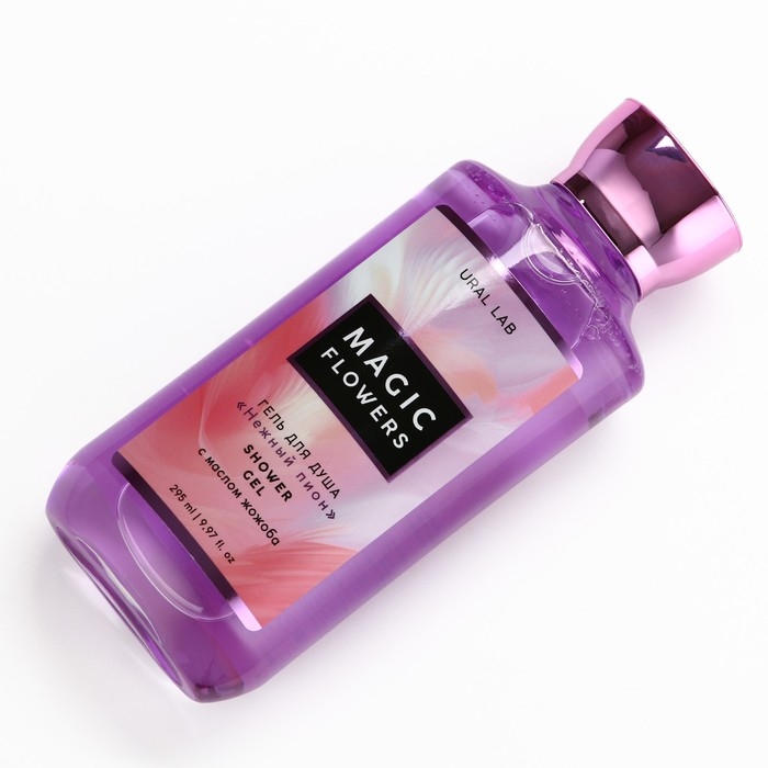 Гель для душа женский, 295 мл, аромат пиона, URAL LAB