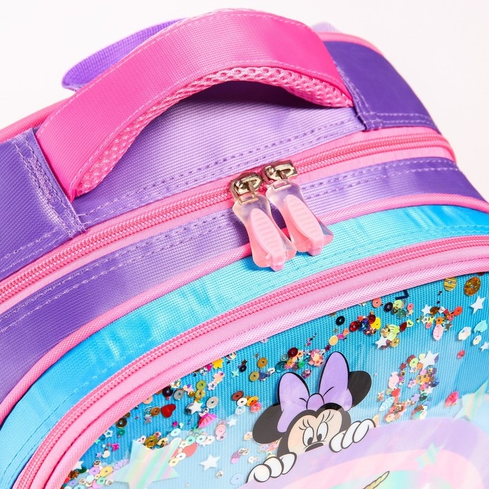 Рюкзак школьный, 39 см х 30 см х 14 см  Рюкзак школьный, 39 см х 30 см х 14 см "Мышка", Минни и единорог