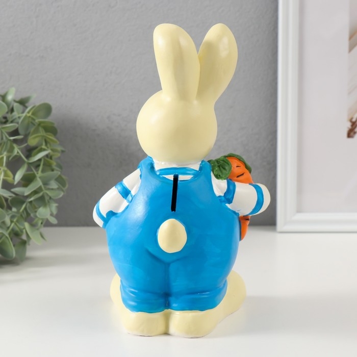 Копилка Копилка "Кролик-фермер", высота 21,5 см