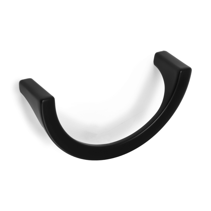 Ручка скоба CAPPIO полукруг, алюминий, м/о 96 мм, цвет чёрный Ручка скоба CAPPIO полукруг, алюминий, м/о 96 мм, цвет чёрный