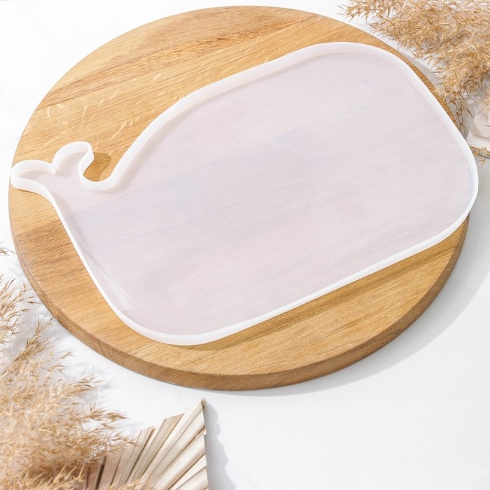 Молд «Кит», силикон, 29,5×20×1 см, прозрачный Молд «Кит», силикон, 29,5×20×1 см, прозрачный