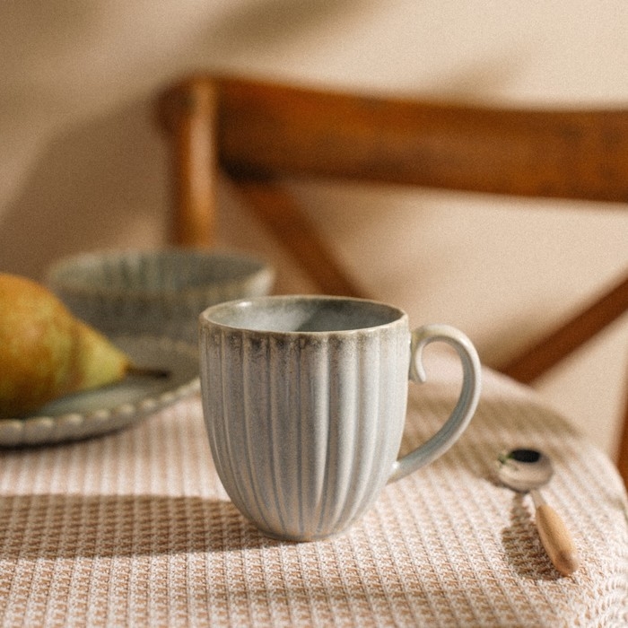 Кружка фарфоровая SL Home «Эхо Крита», 300 мл, цвет голубой Кружка фарфоровая SL Home «Эхо Крита», 300 мл, цвет голубой