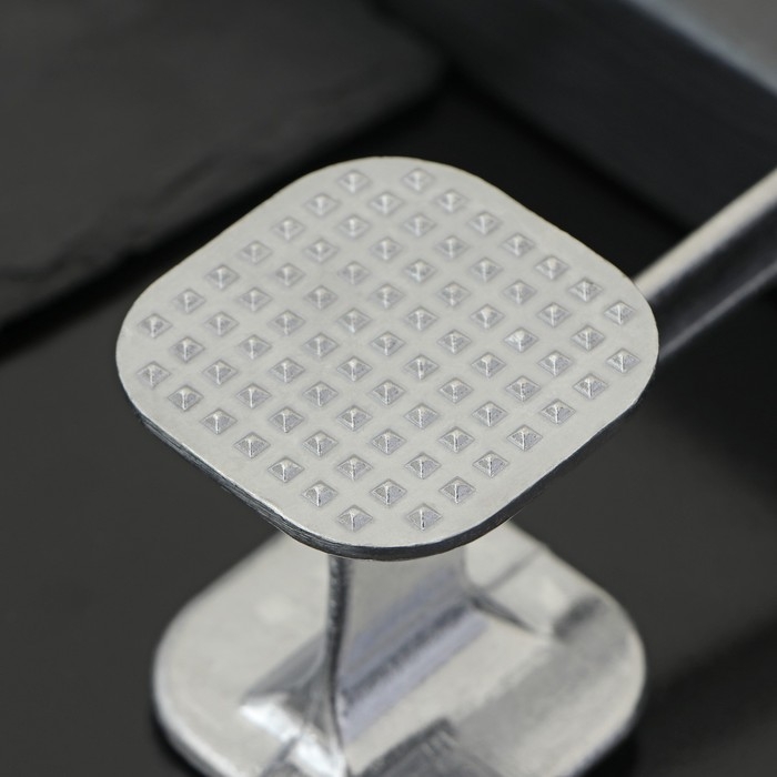 Молоток для мяса Доляна, 24 см, 140 гр, цвет серый Молоток для мяса Доляна, 24 см, 140 гр, цвет серый