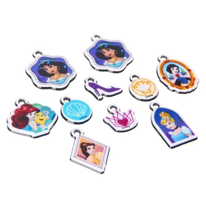 Набор для творчества «Создай своё украшение, Эльза и Анна», сделай 10 шармов своими руками, Принцессы Disney Набор для творчества «Создай своё украшение, Эльза и Анна», сделай 10 шармов своими руками, Принцессы Disney