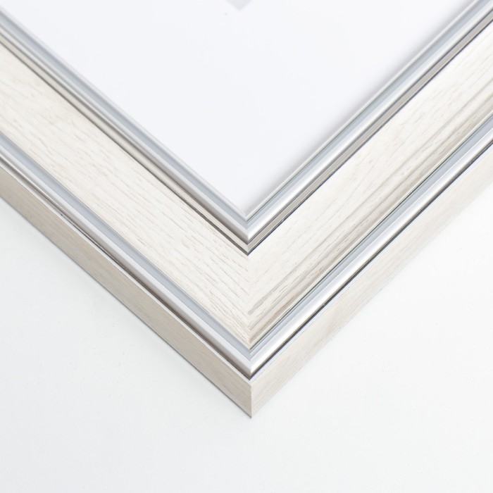 Фоторамка пластик Фоторамка пластик "МИРАМ" 15х15 см бежевый (пластиковый экран)