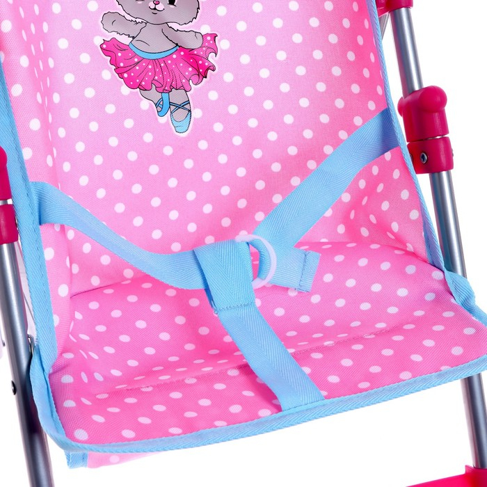 Коляска для кукол летняя, с крышей, металлический каркас Коляска для кукол летняя, с крышей, металлический каркас